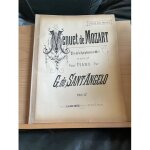 Menuet de mozart symphonie 40 transcription piano g. de sant'angelo partition