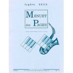 Menuet des pages pour saxophone alto et piano Menuet des pages pour saxophone alto et piano