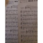 Messe a deux voix egales de gounod. partition: kyri, gloria, sanctus, o salutaris, agnus dei. editions ...