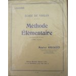M�thode el�mentaire ecole du violon 1er cahier