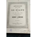 Méthode théorique et pratique pour le piano dédiée a m louis adam par son ancien elève et ami henry lemoine ... Méthode théorique et pratique pour le piano dédiée a m louis adam par son ancien elève et ami henry lemoine ...