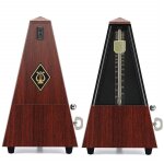 Mtronome mcanique, idal pour amateurs de musique, dbutants ou musiciens , marron