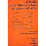 Michel sanvoisin : duos pour fl�tes a bec soprano et alto - heugel he32297