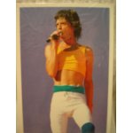 Mick jagger carte postal