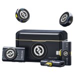 Micro cravate san fil - hollyland - lark m2 combo, pour dslr camra iphone pc, annulation bruit, chantillon ...