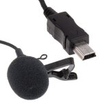 Mini microphone avec pince intgre pour gopro hero 4 / 3 + / 3