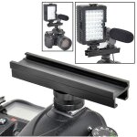 Monture sabot photo extension barre 20cm rail femelle pour torche microphone. . Monture sabot photo extension barre 20cm rail femelle pour torche microphone. .