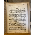 Moszkowski cinq danses espagnoles partition orchestre salon mat�riel peters