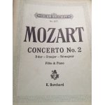 Mozart concerto 2 flote (flute) und piano k burchard