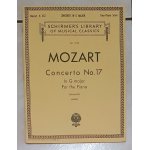 Mozart : concerto pour piano n 17 en sol majeur k 453 - transcription pour 2 pianos - schirmer Mozart : concerto pour piano n 17 en sol majeur k 453 - transcription pour 2 pianos - schirmer