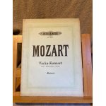 Mozart concerto pour violon en mi b majeur partition piano marteau peters 2193b