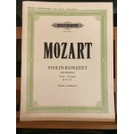 Mozart concerto pour violon r kv 211 partition piano klengel peters 2193f
