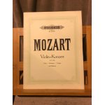 Mozart concerto pour violon en sol majeur kv 216 partition ed. peters n2193l Mozart concerto pour violon en sol majeur kv 216 partition ed. peters n2193l