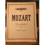Mozart divertimento en mib kv 563 partition violon alto violoncelle ed. peters