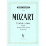 Mozart, exsultate, jubilate - motette fr sopran, orchester und orgel kv 165 (158a) - klavierauszug / ...