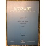 Mozart messe du couronnement coronation kv 317 chant piano partition barenreiter