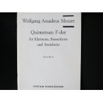 Mozart quintette en fa maj pour clarinette, cor de basset et trio a cordes