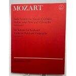 Mozart six sonatas for keyboard, violin (or flute) and violoncello (early sonatas ii)