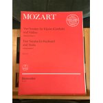 Mozart sonates de jeunesse pour violon et piano volume 1 editions barenreiter