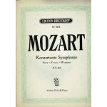 Mozart - symphonie concertante mi b majeur - k. v. 364 pour violon / alto et piano