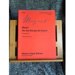 Mozart les trois rondos pour piano partition ed. wiener urtext leisinger levin