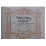 Mozart w. a. symphonien symphonies piano 4 mains xixe peters leipzig