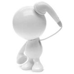 Mu - bot ecouteurs avec bras extensible pour mp3