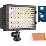 Neewer 160 led cn - 160 lumi�re vid�o pour cam�ra / cam�scope � panneau ultra haute puissance � intensit� ...