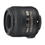 Nikon af - s dx micro nikkor 40mm f / 2. 8g objectif noir