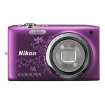 Nikon coolpix s2700 compact 16 mpix violet décoratif Nikon coolpix s2700 compact 16 mpix violet décoratif