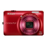 Nikon coolpix s6300 compact 16 mpix rouge