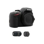 Nikon d3200 kit black + af - s dx 18 - 55 vr ii + 55 - 300 vr Nikon d3200 kit black + af - s dx 18 - 55 vr ii + 55 - 300 vr
