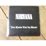 Nirvana you know you're right french only cd 1 titre cartonn