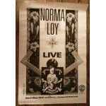 Norma loy affiche de concert punk 40x60cm