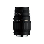 Objectif sigma - fonction zoom - 70 mm - 300 mm - f / 4. 0 - 5. 6 dg macro - canon ef