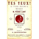 Tes yeux. pierre lamy.