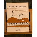 Olivier carole de chamisso au fil de l'archet partition violon piano ed. schott