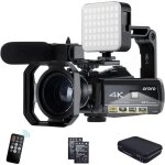 Ordro caméra vidéo 4k caméscope full hd 1080p 60fps vlogging caméra pour youtube zoom numérique 30x ecran ... Ordro caméra vidéo 4k caméscope full hd 1080p 60fps vlogging caméra pour youtube zoom numérique 30x ecran ...