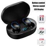 Oreillette bluetooth sans fil d'origine e7s avec �couteurs a affichage led mic pour iphone xiaomi tws ...