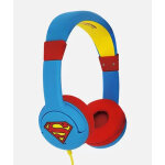Otl technologies dc comics superman man of steel casques avec fil arceau musique bleu, rouge, jaune
