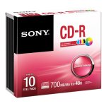 Pack de 10 cd - r 48x 700mb boitier slim Pack de 10 cd - r 48x 700mb boitier slim