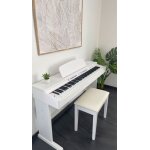 Pack piano numrique blanc + tabouret + casque + pdale
