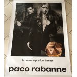 Paco rabanne - intense - abribus - affiche / poster envoi en tube - 120x175cm