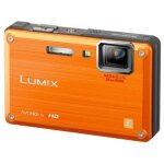 Panasonic appareil photo numrique tanche lumix (lumix) ft1 sunrise orange dmc - ft1 - d