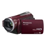 Panasonic hdc - sd20 - camscope - 1080i - 1. 47 mp - 16x zoom optique - leica - carte flash - rouge