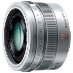 Panasonic lumix g leica dg summilux 15mm / f1. 7 asph. single focus lens silver : h - x015 - s