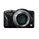 Panasonic mirrorless appareil � objectif interchangeable corps lumix gf3 esprit noir dmc - gf3 - k