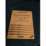 Partition  24 caprices - etudes opus 26 pour fl�te seule de th�obald boehm
