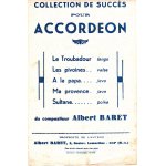 Partition accordeon albert baret
