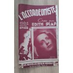 Partition l'accord�oniste par edith piaf